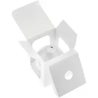 Елочный шар Finery Matt, 10 см, матовый белый Елочный шар Finery Matt, 10 см, матовый белый