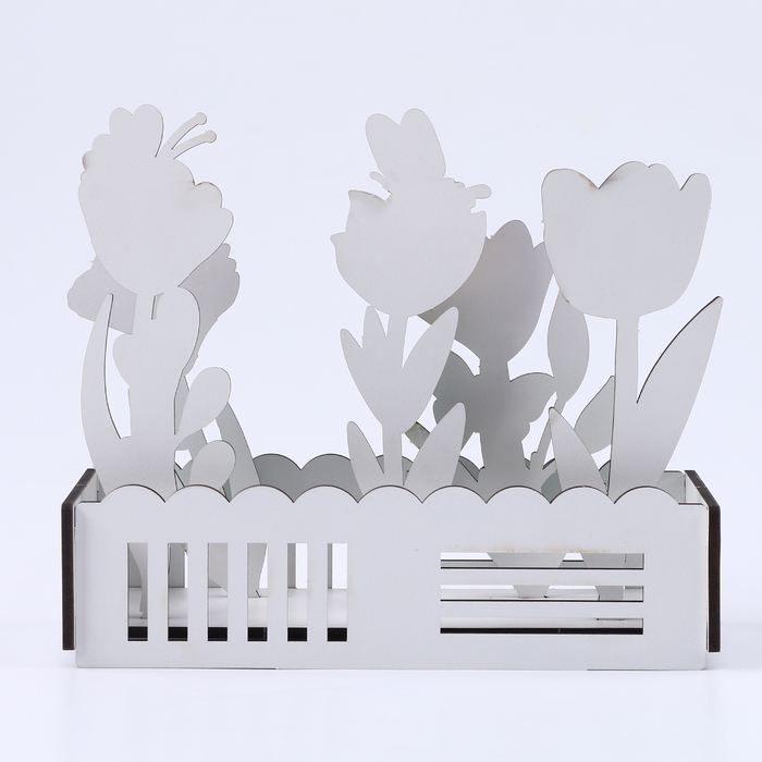 Алмазная вышивка &laquo;Цветы с бабочками в саду&raquo;, интерьерный декор