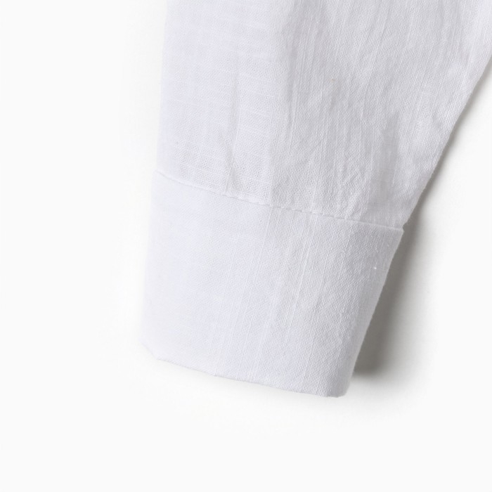 Рубашка для мальчика MINAKU цвет белый, рост 98 см