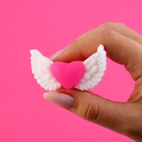 Мялка антистресс &laquo;Любимой подружке&raquo;, сердце, 5 х 3 см.