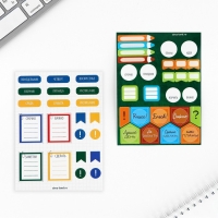 Подарочный набор на выпускной: Блокнот А6, 32л, наклейки и магнитные закладки 2 шт &laquo;Выпускник&raquo;