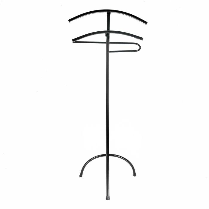 Вешалка костюмная &laquo;Слуга&raquo;, 47&times;36&times;106 см, цвет чёрный