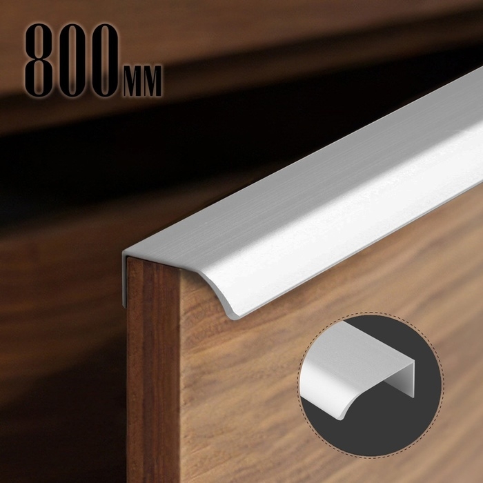 Ручка торцевая CAPPIO RT002CP, L=800 мм, м/о 768 мм, цвет матовый хром Ручка торцевая CAPPIO RT002CP, L=800 мм, м/о 768 мм, цвет матовый хром