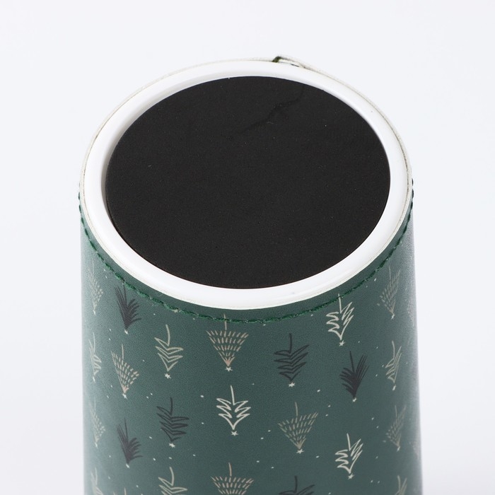 Термостакан в кожзаме "Елочки", 450 мл