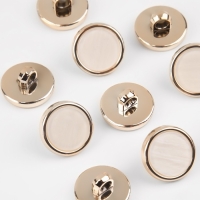 Набор пластиковых пуговиц на ножке, d = 15 мм, 10 шт, цвет белый Набор пластиковых пуговиц на ножке, d = 15 мм, 10 шт, цвет белый