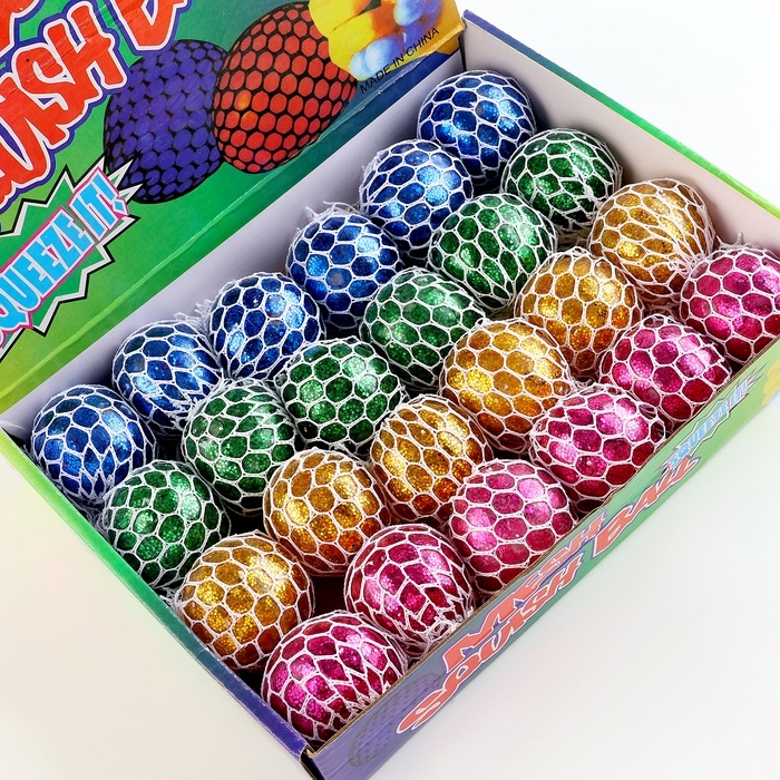 Антистресс игрушка - мялка «Блёстки», цвета МИКС Антистресс игрушка - мялка «Блёстки», цвета МИКС