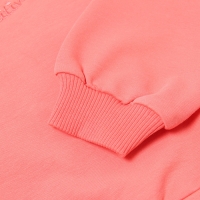 Комплект для девочки (свитшот, брюки), цвет тёмно-персиковый, рост 122 см