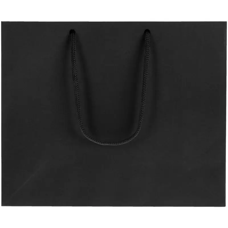 Пакет бумажный Porta S, горизонтальный, черный