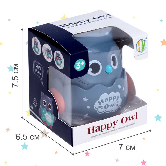 Игрушка инерционная &laquo;Сова&raquo;, МИКС