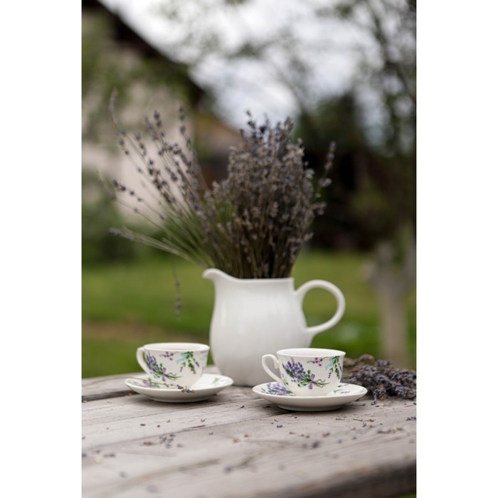 Кувшин фарфоровый Magistro &laquo;Бланш&raquo;, 600 мл, цвет белый