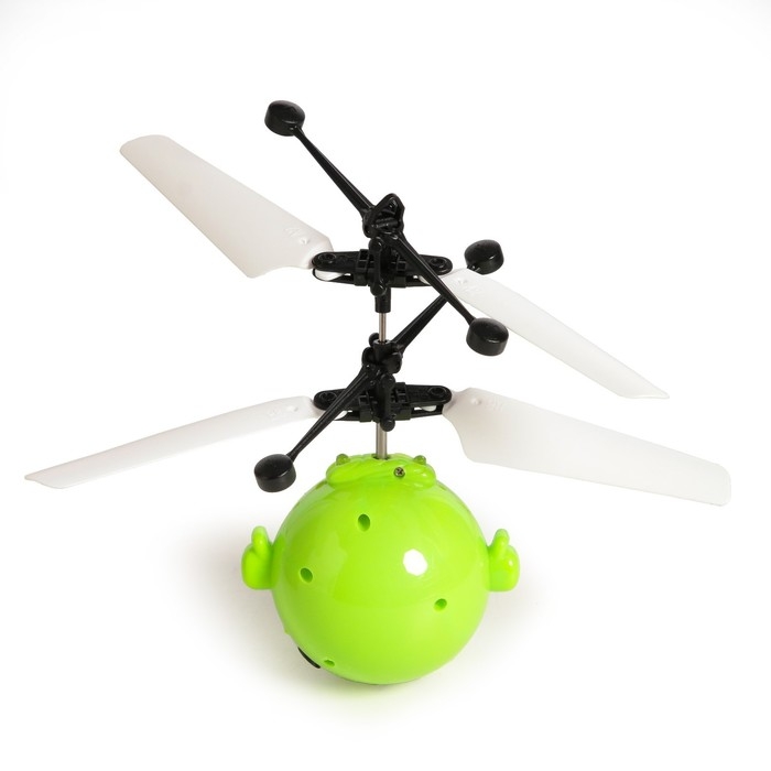 Супербол &laquo;Смайл&raquo;, работает от аккумулятора, цвет зелёный