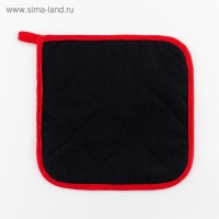 Прихватка "С Новым Годом" 19х19см, саржа, 100% х/л,ватин 250г/м2