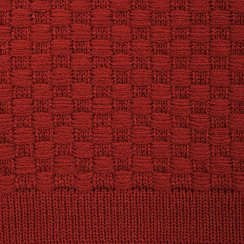 Плед Sheerness, коричневый (терракота)