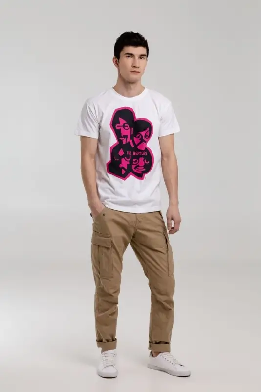 Футболка &laquo;Меламед. The Beatles&raquo;, белая, размер S