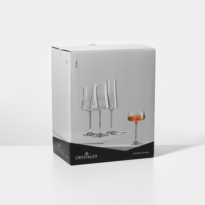 Набор стеклянных бокалов для шампанского &laquo;Экстра&raquo;, 210 мл, 6 шт