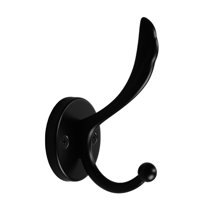 Крючок мебельный CAPPIO WING, двухрожковый, белый