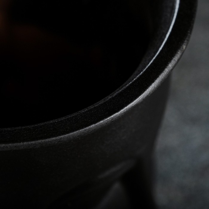 Кашпо - органайзер &laquo;Аделия&raquo; черное, 1л/ 16х13см