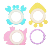 Набор погремушек «Беби в боксе», с эластичными элементами, 8 шт., цвет МИКС Набор погремушек «Беби в боксе», с эластичными элементами, 8 шт., цвет МИКС