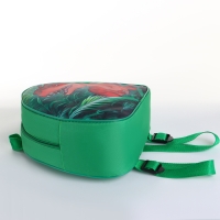 Рюкзак детский на молнии &laquo;Выбражулька&raquo;, цвет зелёный