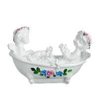 Фигура "Два ангелочка в ванной" 10х15см Фигура "Два ангелочка в ванной" 10х15см