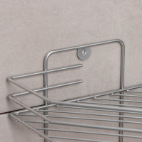 Полка для ванной угловая 2-х ярусная, 20,5&times;20,5&times;31,5 см, цвет хром