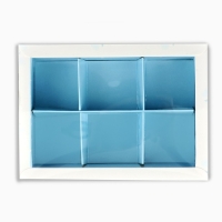 Коробка под 6 конфет с ячейками «Снежный городок», 10 х 14.5 х 3 см, Новый год Коробка под 6 конфет с ячейками «Снежный городок», 10 х 14.5 х 3 см, Новый год