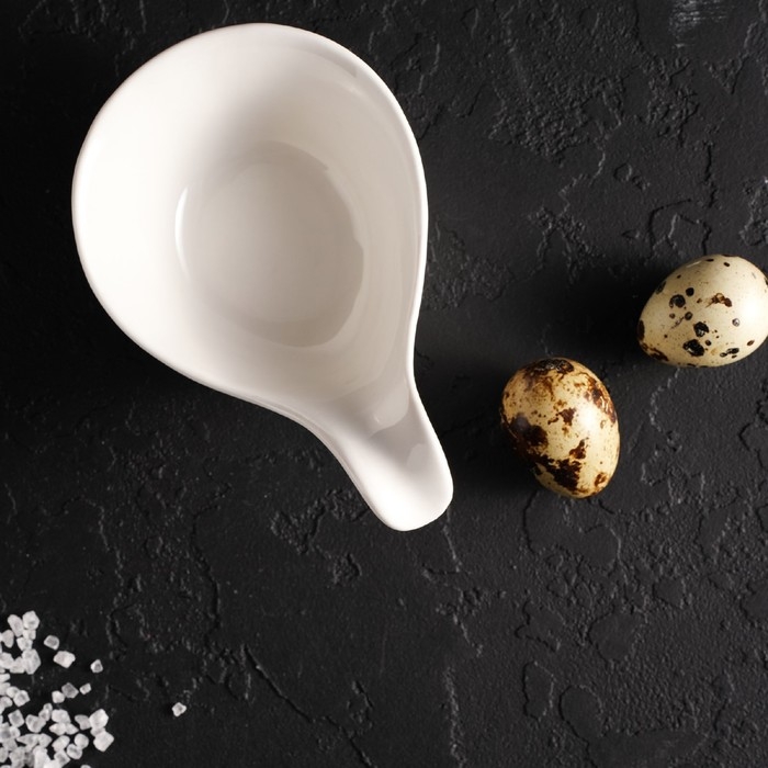 Соусник керамический &laquo;Капля&raquo;, 85 мл, 12&times;8&times;5,5 см