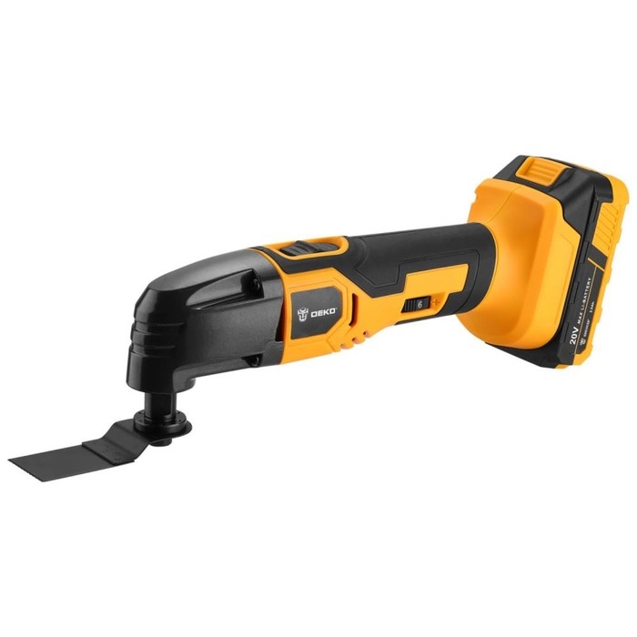 Реноватор аккумуляторный DEKO DKOT20 Multi, 2 Ач, 20 В, 18000 кол/мин, 4 насадки Реноватор аккумуляторный DEKO DKOT20 Multi, 2 Ач, 20 В, 18000 кол/мин, 4 насадки