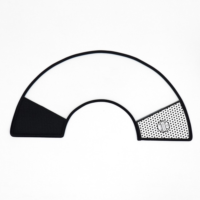 Ветеринарный воротник №3, обхват шеи 30-36 см, высота 13,5 см, чёрный