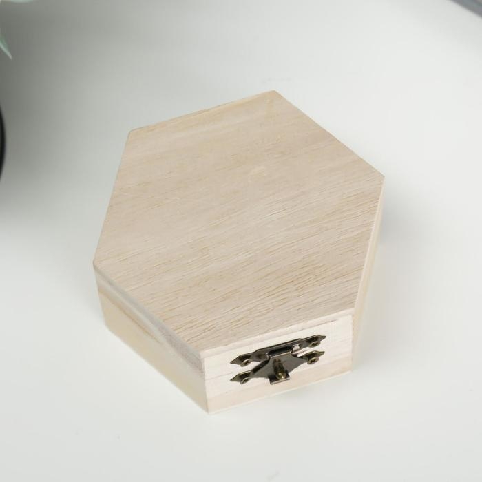 Шкатулка для росписи шестигранник 9х4,5х8 см Шкатулка для росписи шестигранник 9х4,5х8 см