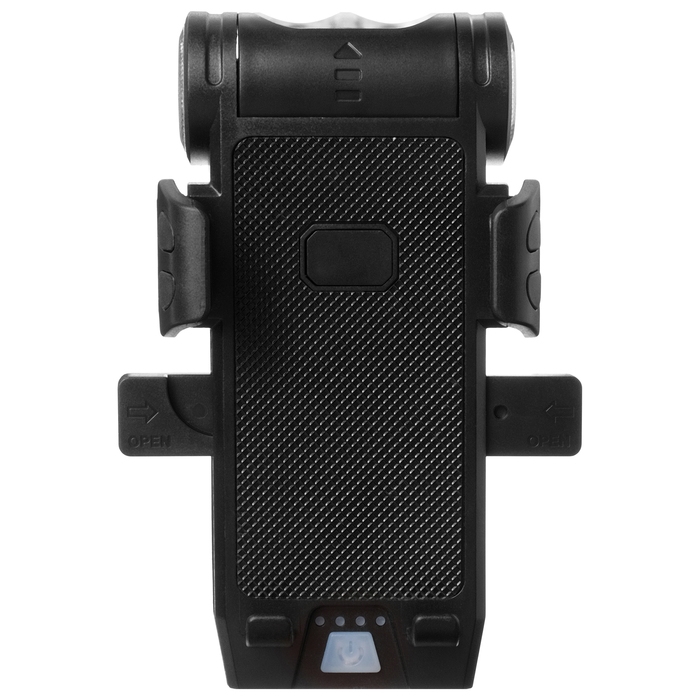 Держатель на руль для телефона с функциями: фонарик, звуковой сигнал, power bank Держатель на руль для телефона с функциями: фонарик, звуковой сигнал, power bank