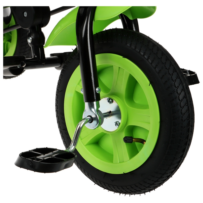 Велосипед трёхколёсный Vivat 1, принт стрелки, салатовый Велосипед трёхколёсный Vivat 1, принт стрелки, салатовый