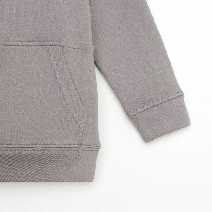 Худи детское KAFTAN "Basic line", размер 30 (98-104), цвет серый