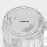 Банка стеклянная для хранения сыпучих продуктов Доляна &laquo;Зайка&raquo;, 230 мл, с керамической крышкой