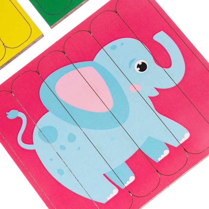 Головоломка. Собери 6 картинок «Африка», двусторонние палочки Головоломка. Собери 6 картинок «Африка», двусторонние палочки