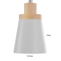 Спот "Гуди" Е27 40Вт белый 15х15х28 см Спот "Гуди" Е27 40Вт белый 15х15х28 см