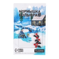 Мормышка Столбик чёрный + шар гранен красный, вес 0.8 г Мормышка Столбик чёрный + шар гранен красный, вес 0.8 г