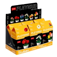 Конструктор «Цветы в горшочке», 6 видов, МИКС Конструктор «Цветы в горшочке», 6 видов, МИКС