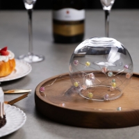 Гирлянда «Нить» 2 м роса с насадками «Шарики», IP20, нить серебристая, 20 LED 4.6 В, батарейки AG13x3 (в комплекте), 3 режима, свечение тёплое белое Гирлянда «Нить» 2 м роса с насадками «Шарики», IP20, нить серебристая, 20 LED 4.6 В, батарейки AG13x3 (в комплекте), 3 режима, свечение тёплое белое