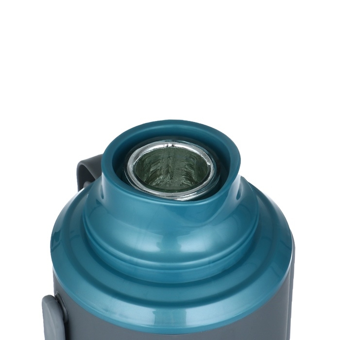 Термос 1.2 л, со стеклянной колбой, сохраняет тепло 24 ч, бирюзовый