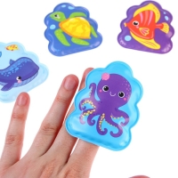 Игрушки для ванны &laquo;Подводный мир&raquo; книжка и пальчиковый театр, Крошка Я