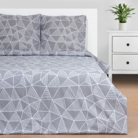 Постельное бельё Этель Евро &laquo;Калейдоскоп&raquo; (вид1) 200х217 см, 220х240 см, 70х70 см-2 шт, 100% хлопок, поплин