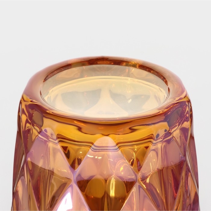 Набор стаканов стеклянных Magistro &laquo;Круиз&raquo;, 350 мл, 8&times;12,5 см, 6 шт, цвет янтарный