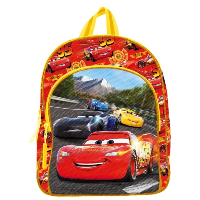 Рюкзак десткий текстильный с карманом 25*24*9см, Тачки Рюкзак десткий текстильный с карманом 25*24*9см, Тачки