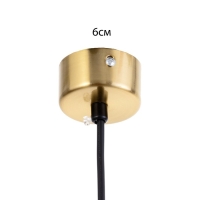 Светильник подвесной "Моджо" GU10 35Вт золото 6х6х30-130см