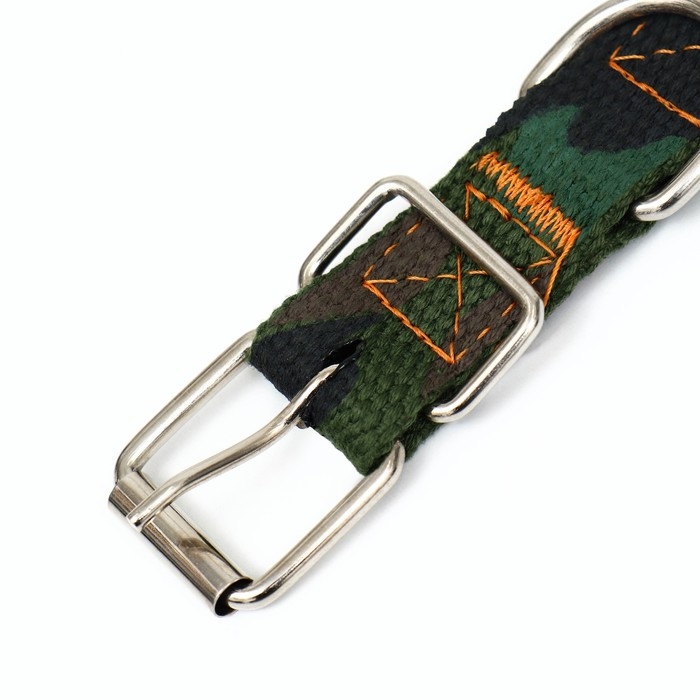 Ошейник брезентовый однослойный Ошейник брезентовый однослойный "Камуфляж", 52 х 2 см