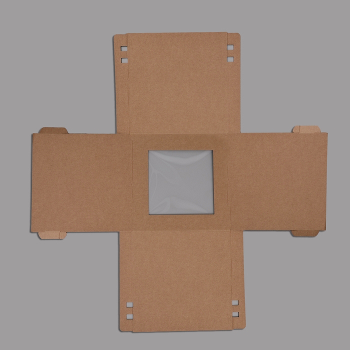 Коробка для торта, с окном, крафт, 30 х 30 х 30 см Коробка для торта, с окном, крафт, 30 х 30 х 30 см