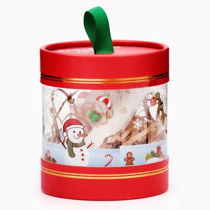 Новогодний подарочный набор косметики &laquo;Новогодняя фантазия&raquo; для душа и ванны, золотая серия. Новый год