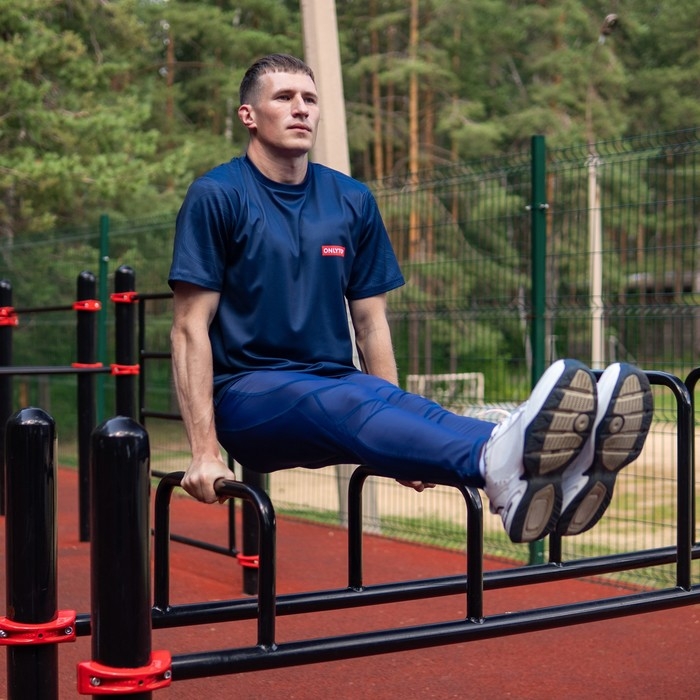 Лосины ONLYTOP беговые мужские, р. 52, цвет синий Лосины ONLYTOP беговые мужские, р. 52, цвет синий