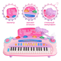 Пианино &laquo;Музыкант&raquo; с пюпитром, микрофоном, световые и звуковые эффекты